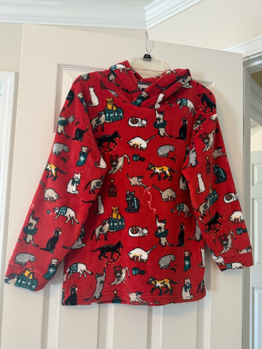Vera Bradley Woman’s Christmas Cats Hoodie